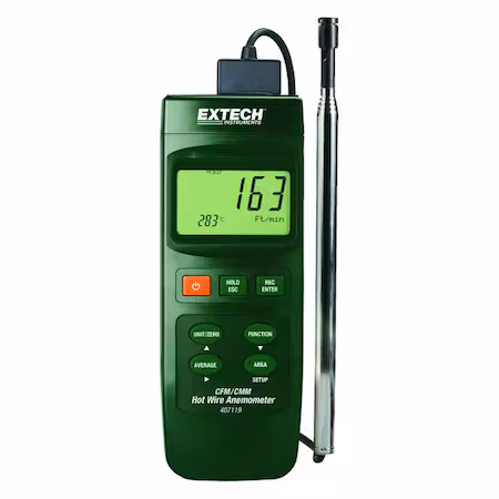 Anemómetro EXTECH 40 a 3346 fpm A