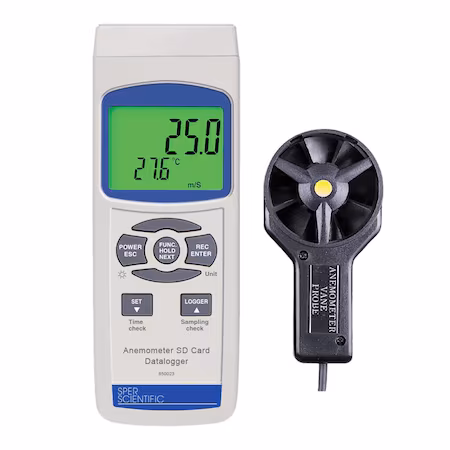 Anemómetro Registrador SD - SPER SCIENTIFIC A