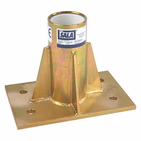 Base de pescante con funda de montaje central A