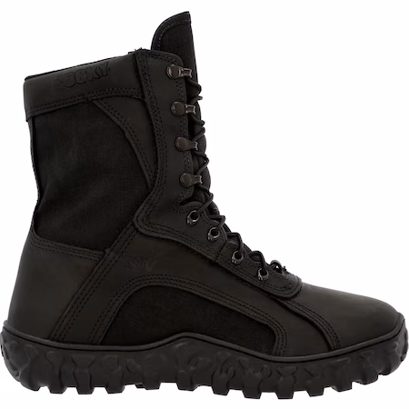 Bota Militar de Cuero Negro 12 M A