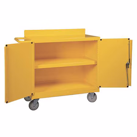 Carro de control de derrames con bloqueo A