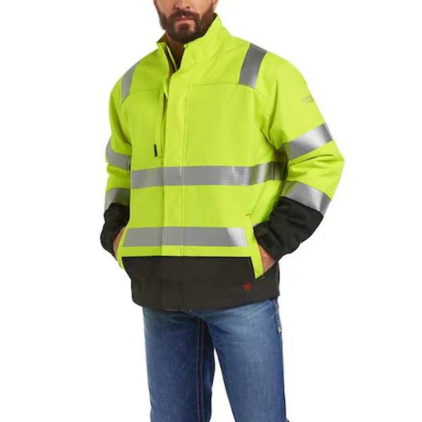 Chaqueta impermeable alta visibilidad FR 2XL A