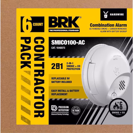 Detector de humo y CO BRK