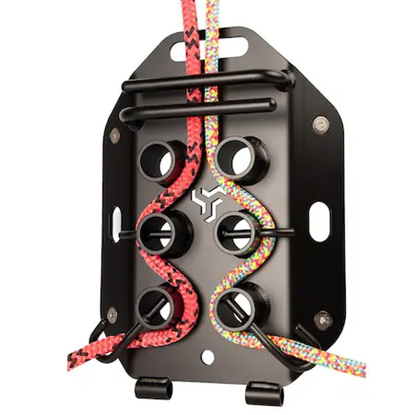 Dispositivo para bajar seis paquetes A