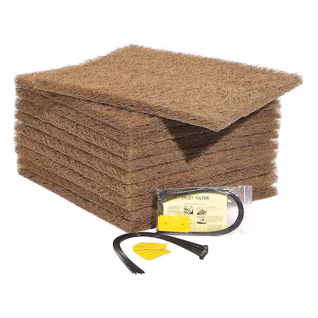 Filtro de desechos marrón de fibra PK10 A