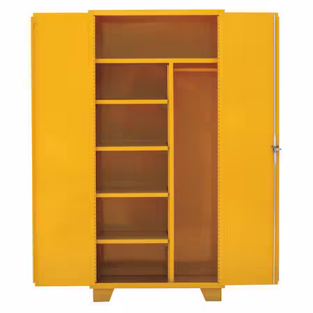 Gabinete de almacenamiento amarillo 35.9 gal A