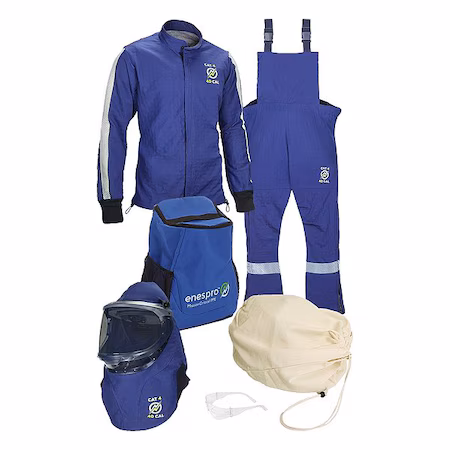 Kit de ropa Arc Flash azul marino 3X A