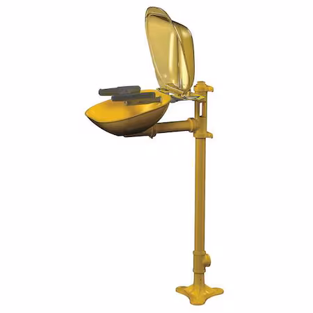 Lavaojos con plomería Bradley H