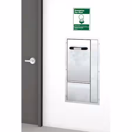 Lavaojos de Plomería Montaje en Pared 33 A