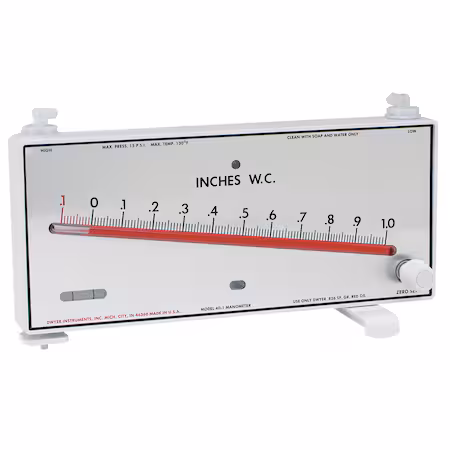 Manómetro de plástico DWYER 0-26 mm w.c. A