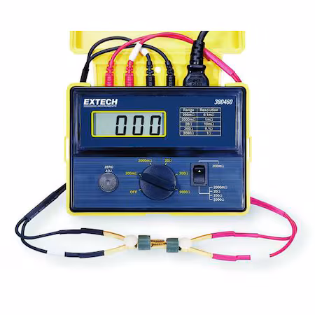 Medidor de miliohmios de precisión EXTECH B