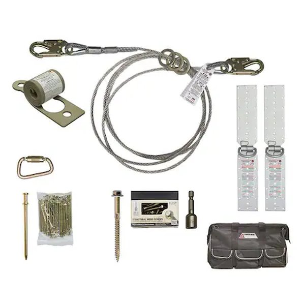 Sistema de línea de vida horizontal 20 pies B