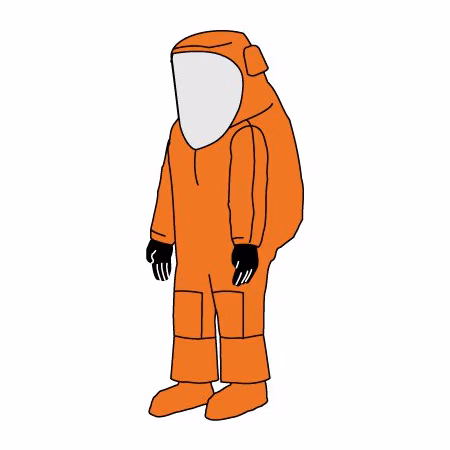 Traje encapsulador Zytron 500 HazMat 2X3X A