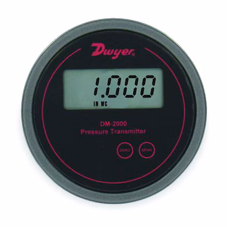 Transmisor de presión LCD 0 a 1 WC A